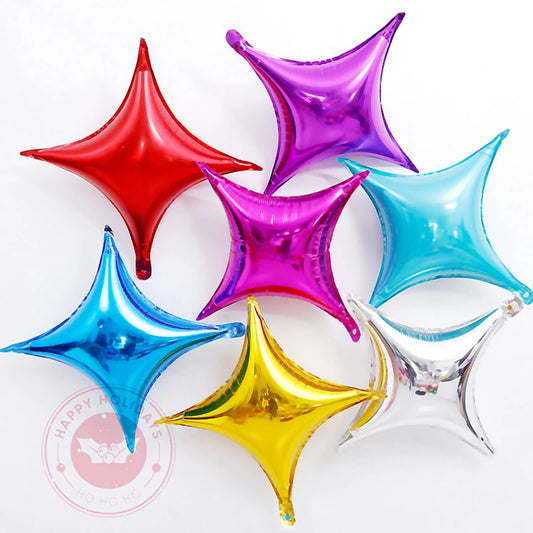 Mini Star Foil Balloons Set