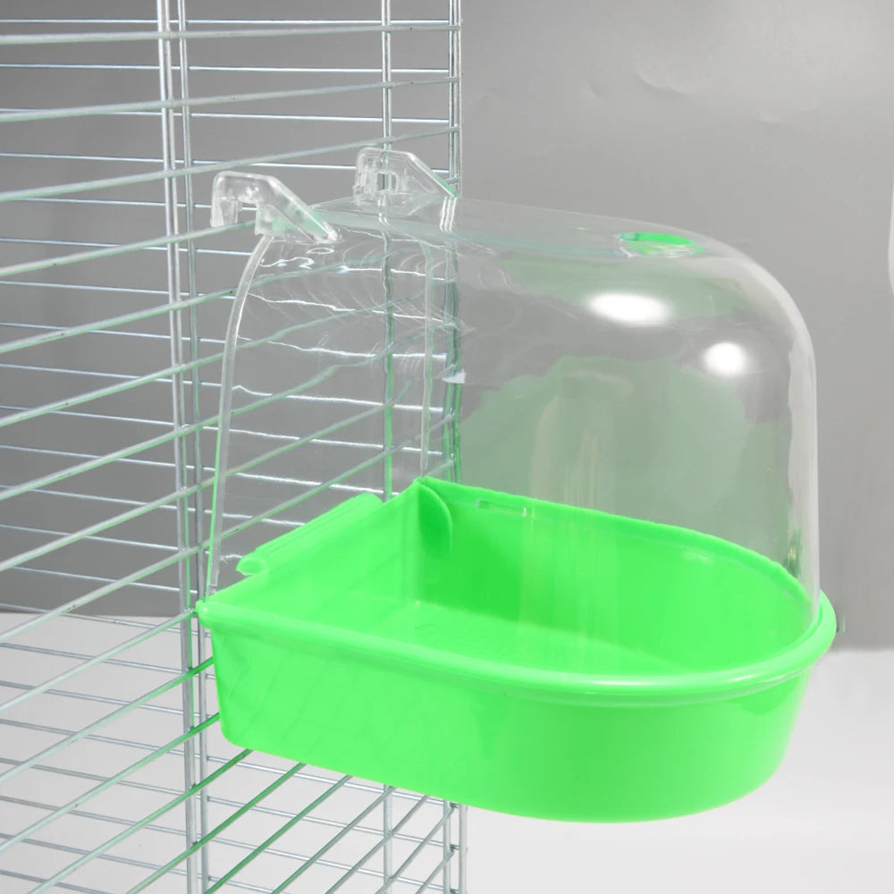 Transparent Bird Bath for Small Birds