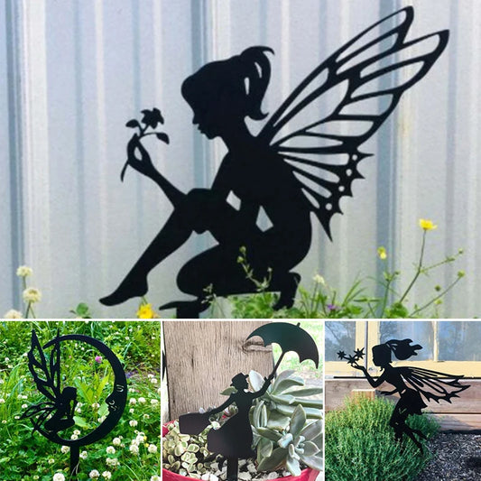 Fairy Garden Metal Iron Pendant