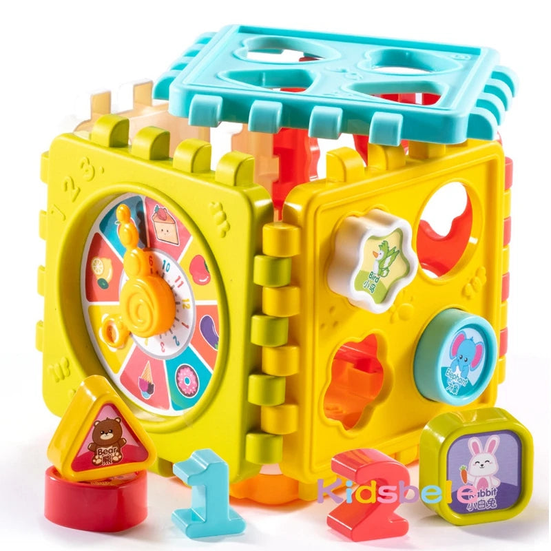 Colorful Shape Sorting Cube Toy