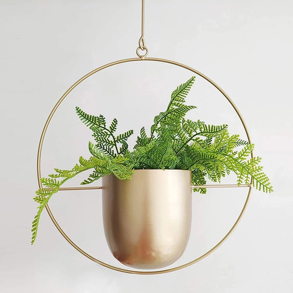 Nordic Metal Hanging Flower Pot