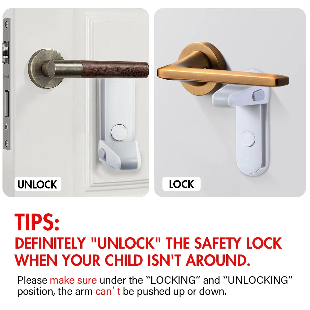 Easy Install Baby Proofing Door Lever Lock