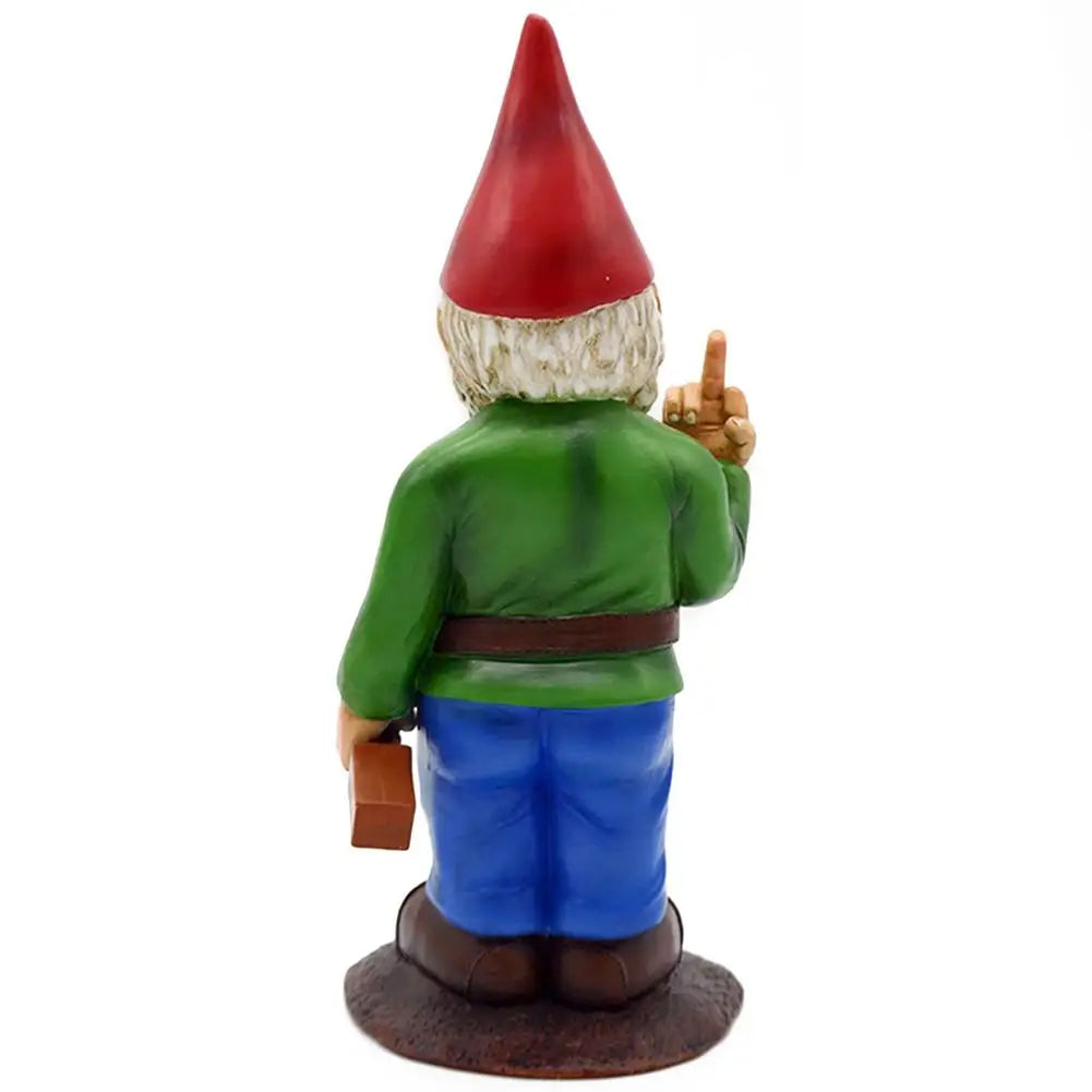 Funny Middle Finger Garden Gnome