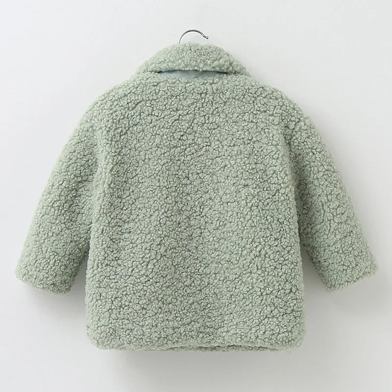 Girls Plush Jacket Spring Autumn