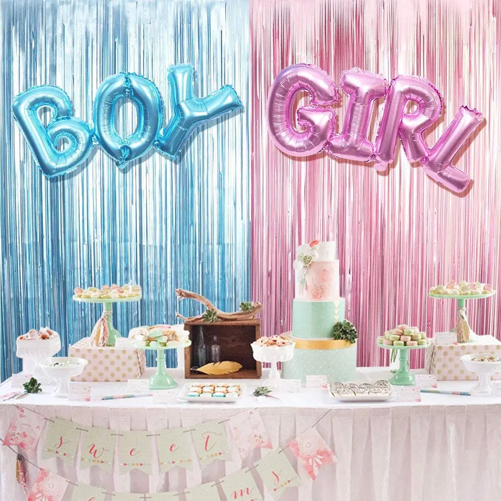 Gender Reveal Party Decor Set