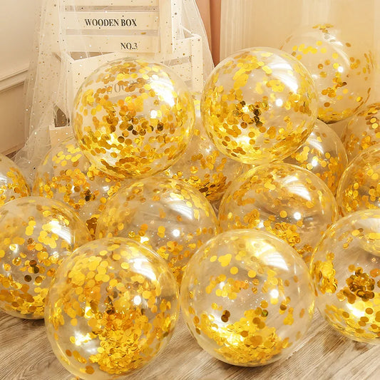 Confetti Wedding Party Balloons