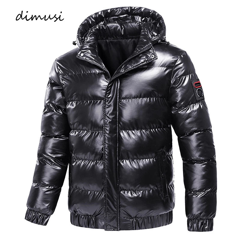 DIMUSI Winter Men's Cotton Parka Jacket