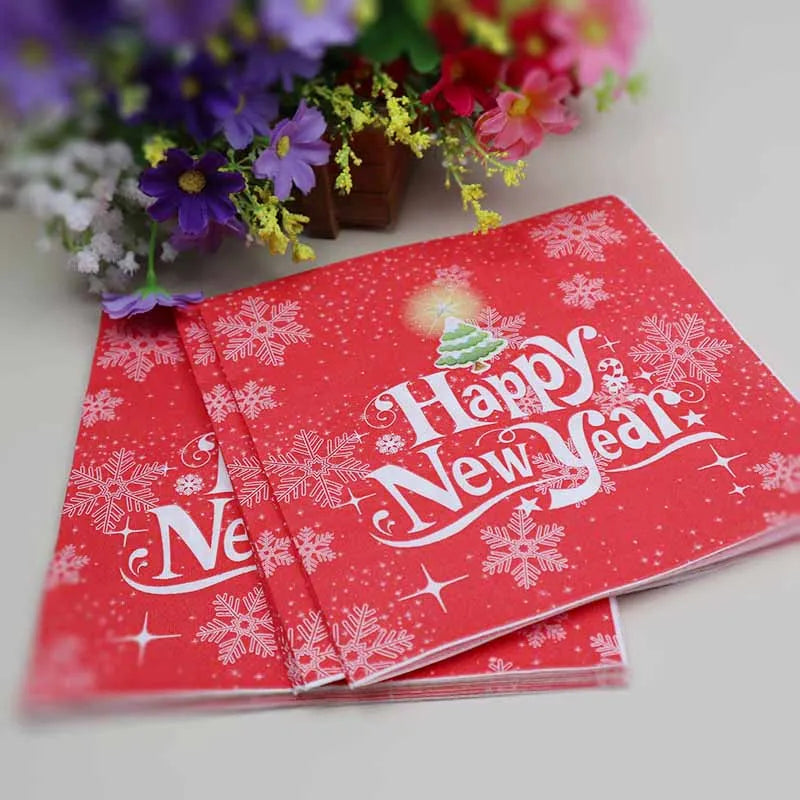 Merry Christmas Napkin Set