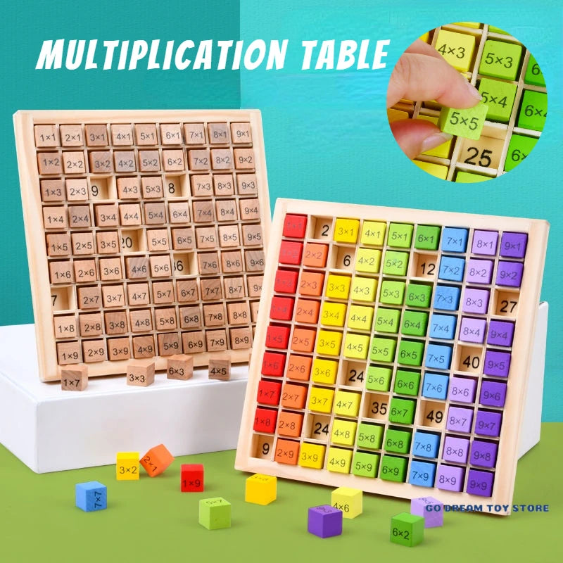 Montessori Multiplication Table Wooden Toy