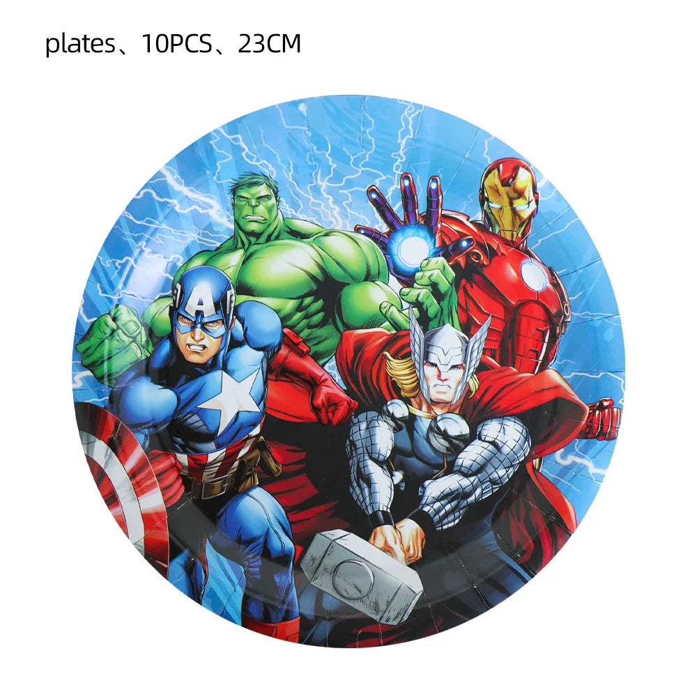 Avengers Birthday Party Supplies Set