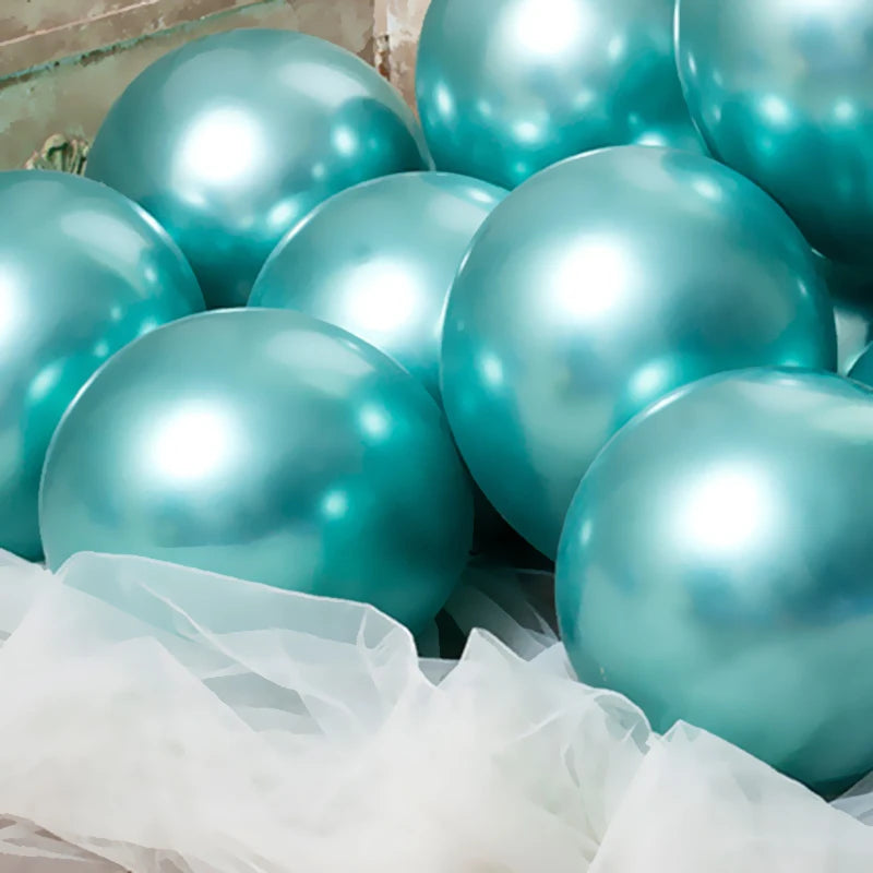 20pcs Chrome Metallic Party Balloons