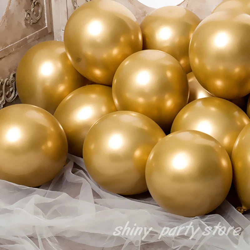 20pcs Chrome Metallic Party Balloons