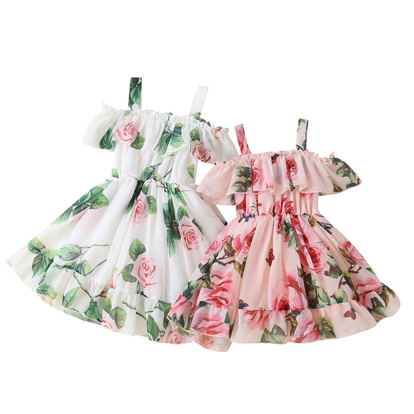 Korean Girls Summer Princess Dress 1-6Y