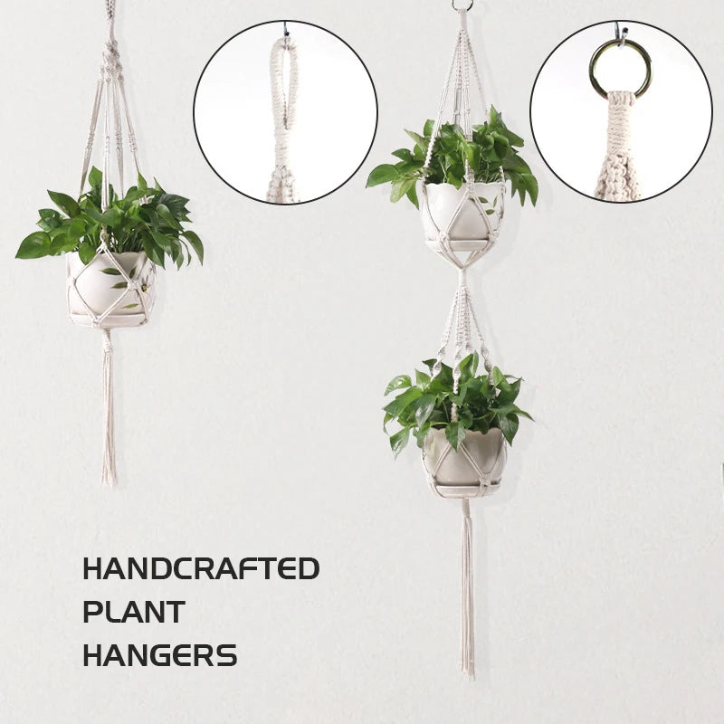 Handcrafted Macrame Plant Hangers