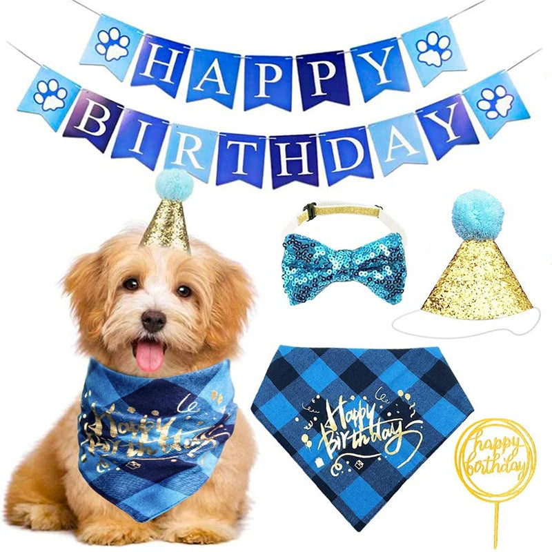 Dog Birthday Party Decor Set