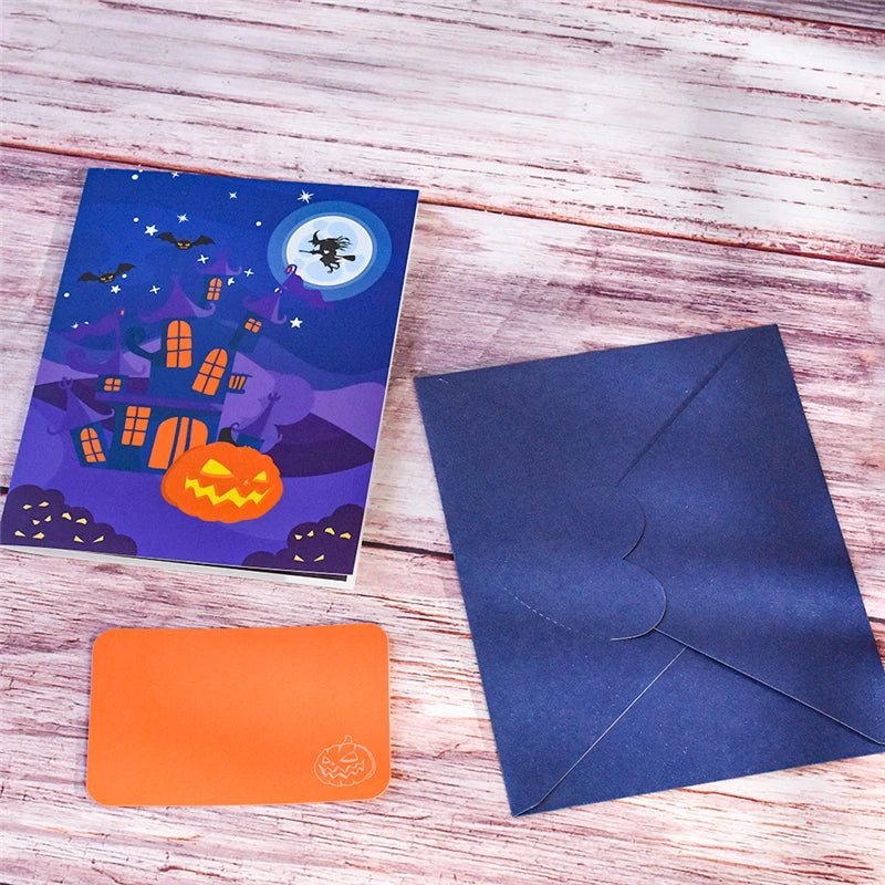 Funny Pumpkin Pop-Up Cards