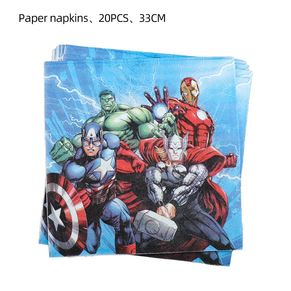 Avengers Birthday Party Supplies Set