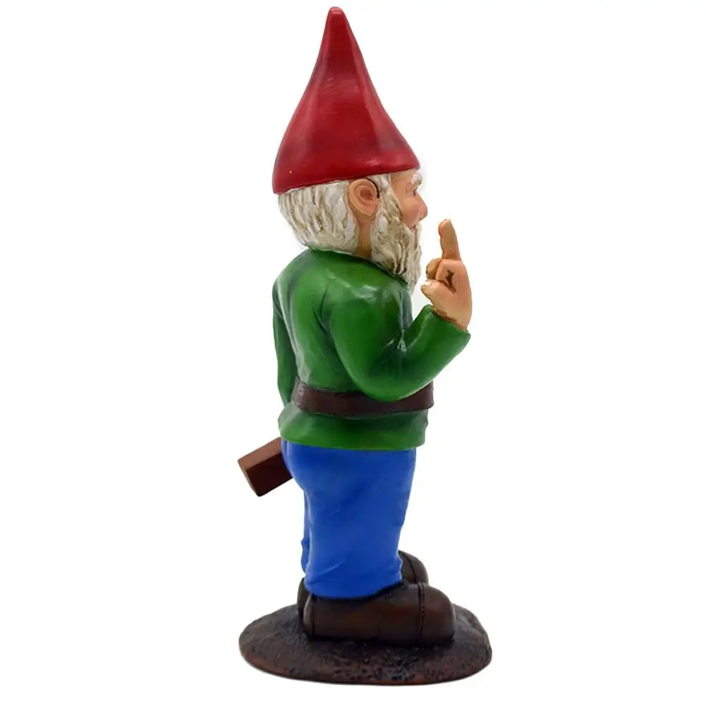 Funny Middle Finger Garden Gnome