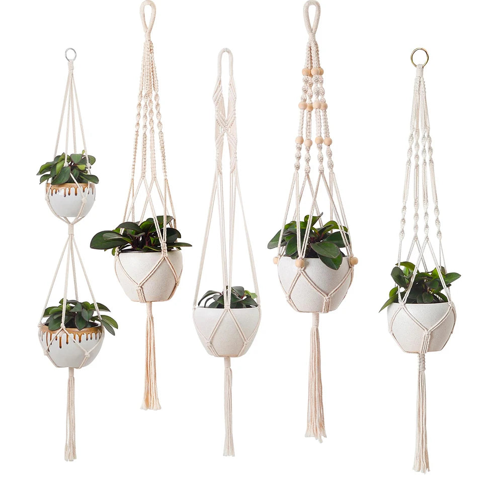 Macrame Plant Hanger Baskets