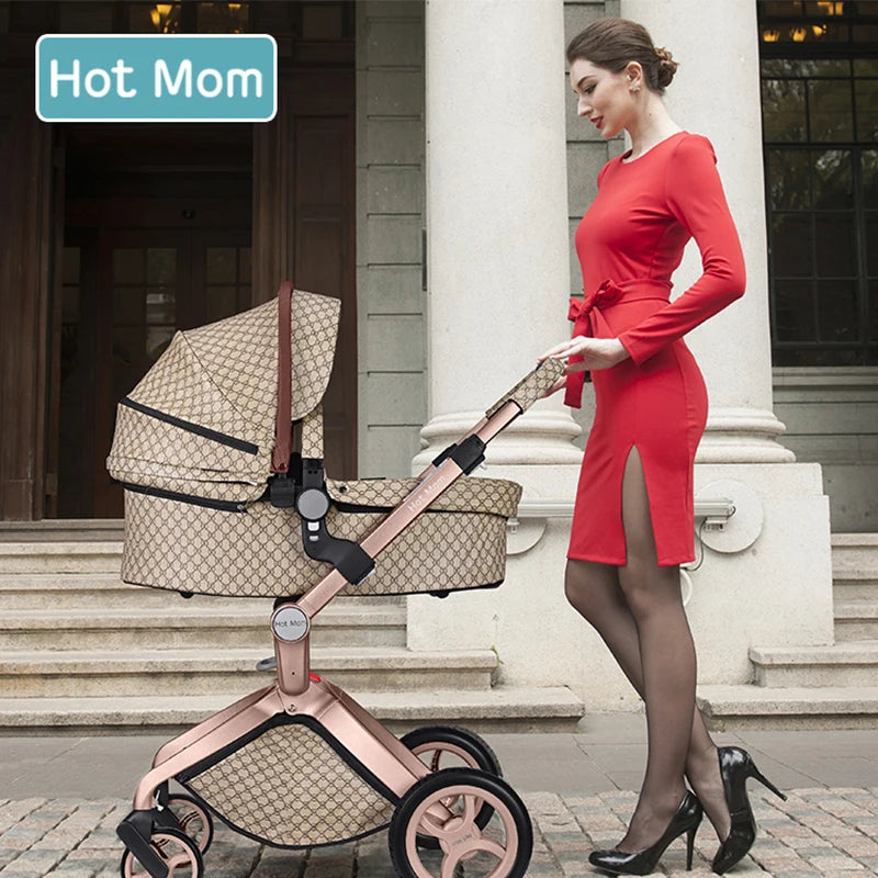 Hot Mom 3-in-1 High Land-scape Stroller