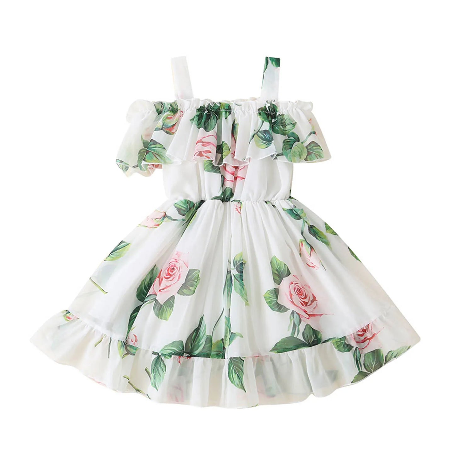 Korean Girls Summer Princess Dress 1-6Y