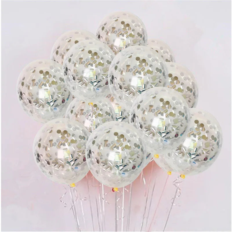 Gold Star Confetti Balloon Party Decor