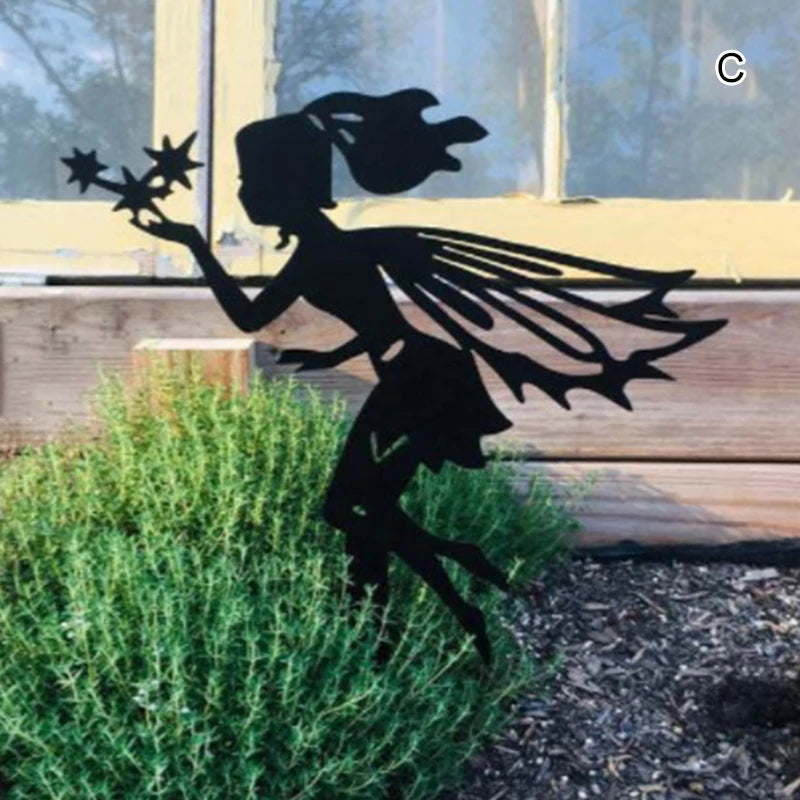 Fairy Garden Metal Iron Pendant