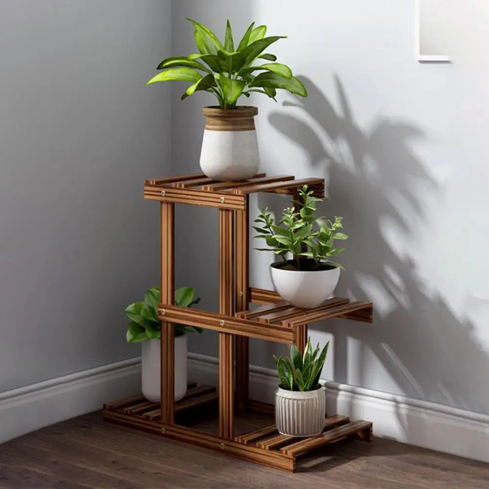 3 Tier Wooden Plant Stand Rack