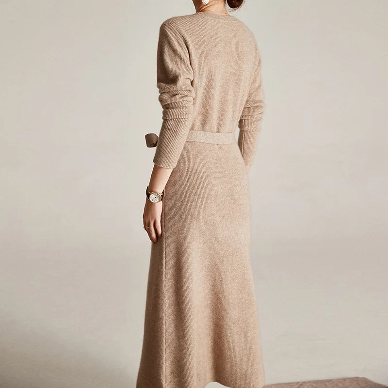 Luxury 100% Cashmere Women's Long Skirts