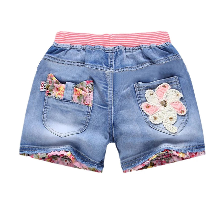 Girls Summer Denim Shorts