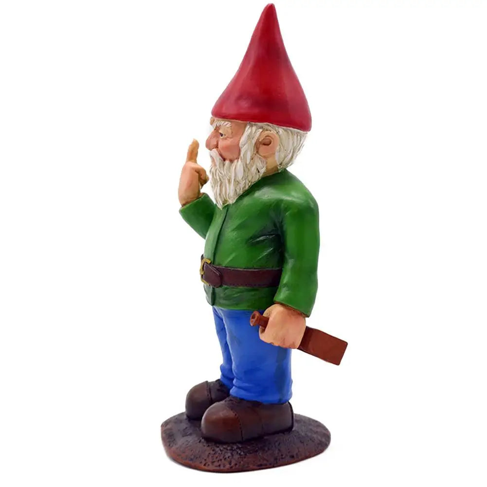 Funny Middle Finger Garden Gnome