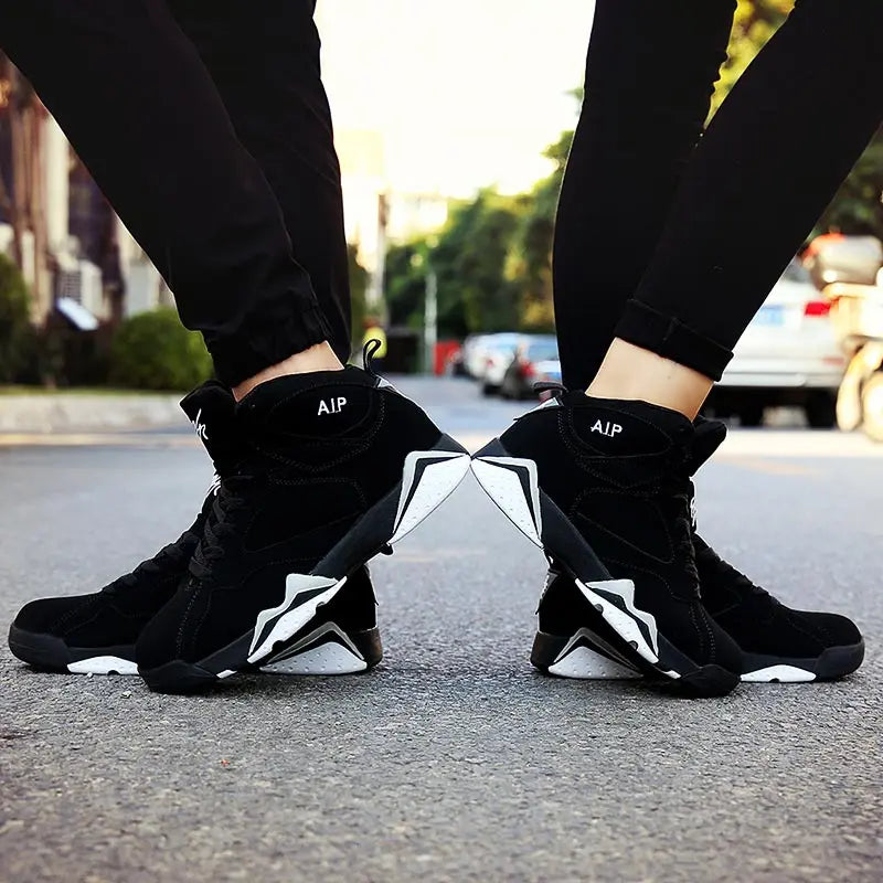 Outdoor Running Shoes Black Sneakers