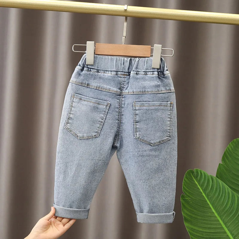 Girls' Spring Denim Pants