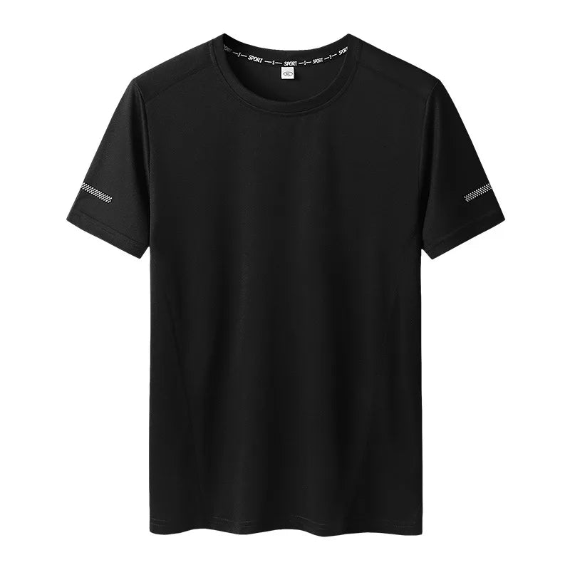 Men's Summer Big Tees - Quick Dry Slim Fit T-shirt