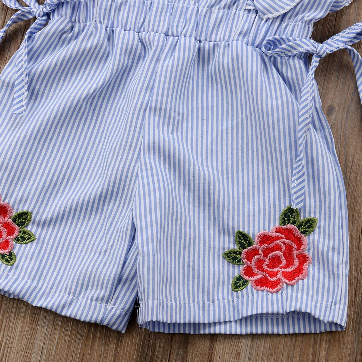 Baby Girl Flower Romper Outfit