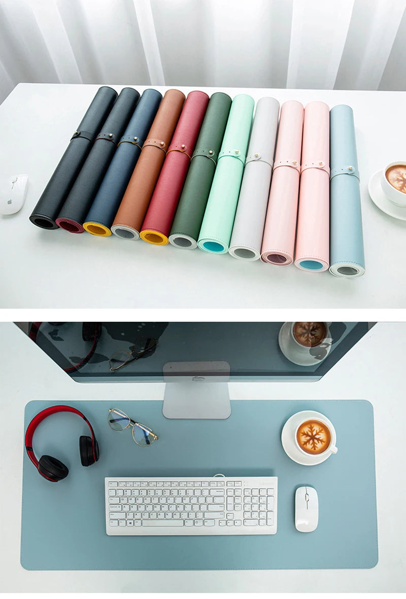 Large Waterproof PU Leather Desk Pad