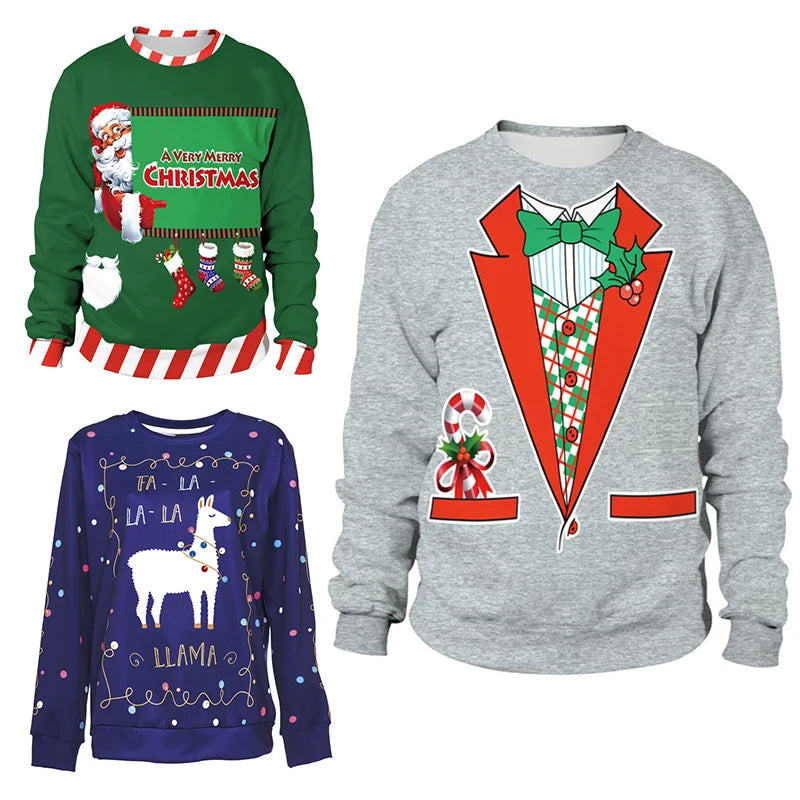 Christmas Sweater - Santa & Elf