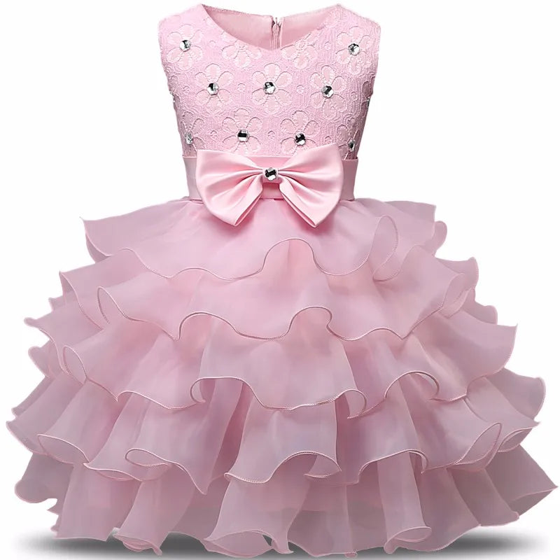 Flower Girl Tutu Dress - Wedding Party Gown