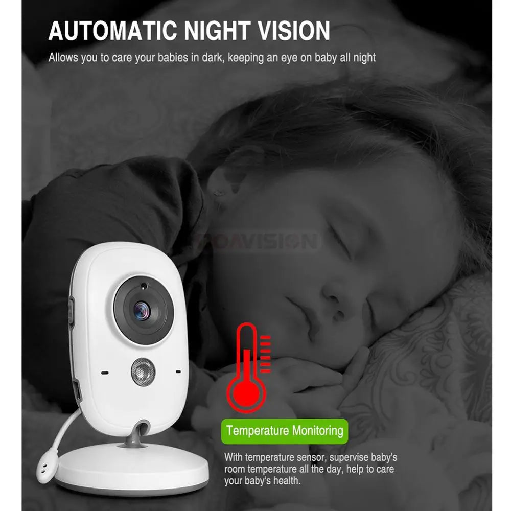 VB602 Baby Monitor with Night Vision & Lullabies