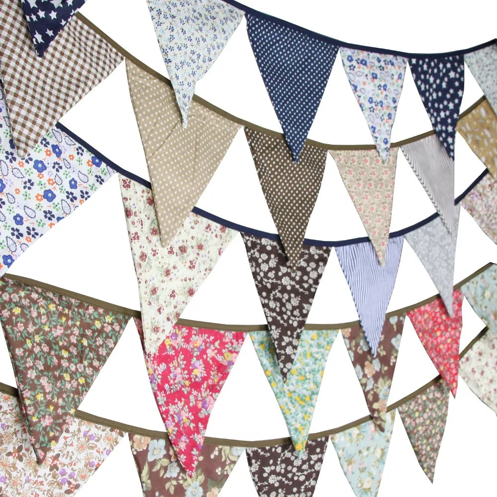 Vintage Candy Flower Bunting