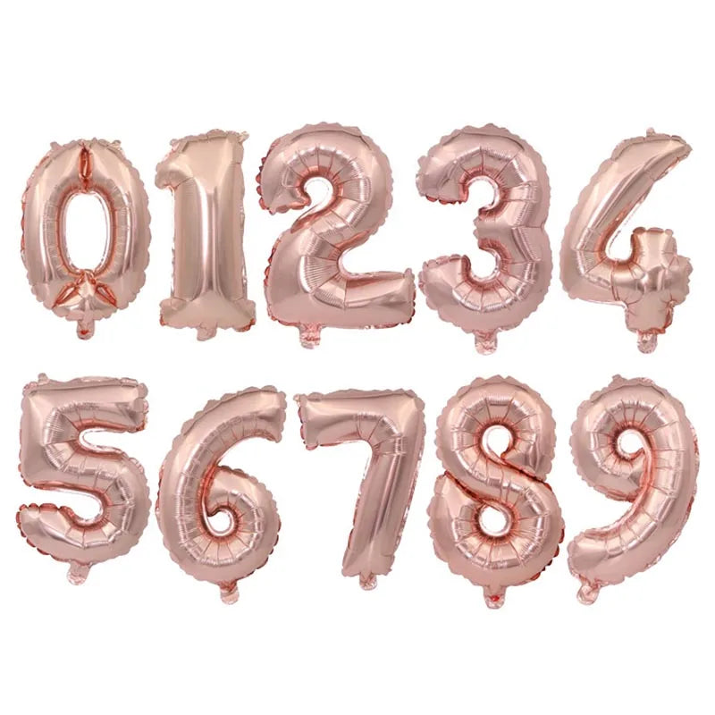 Rose Gold Confetti Balloons & Party Decorations