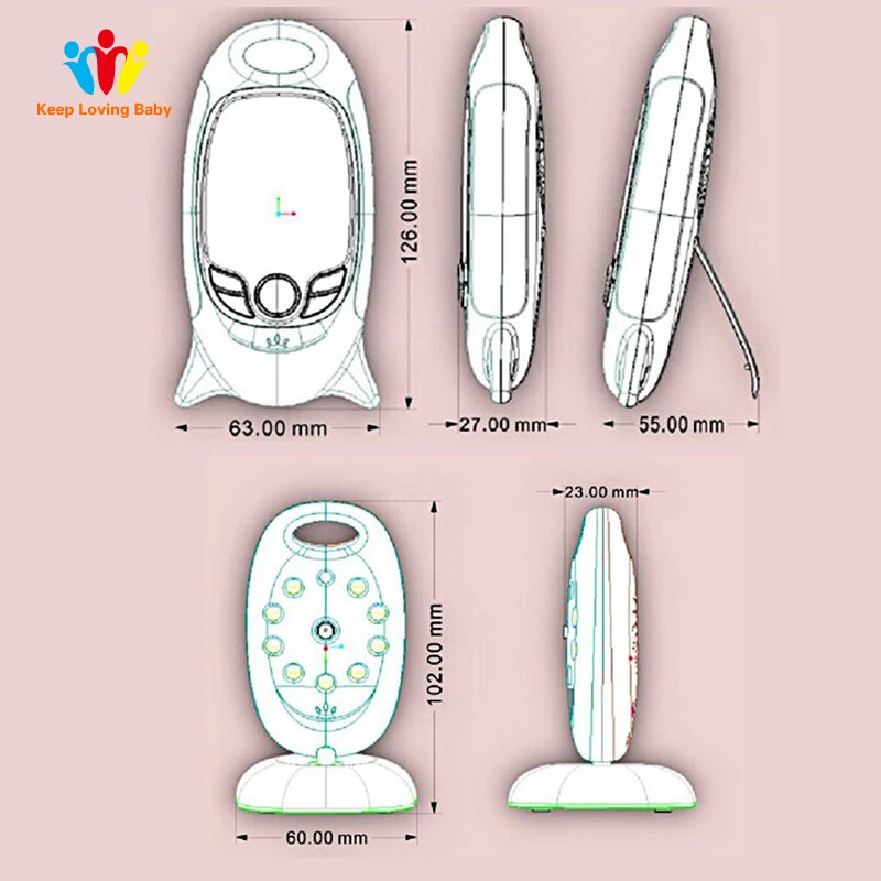 Night Vision Wireless Baby Monitor