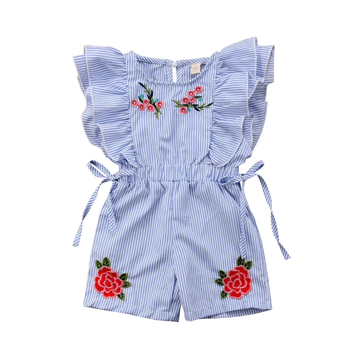 Baby Girl Flower Romper Outfit