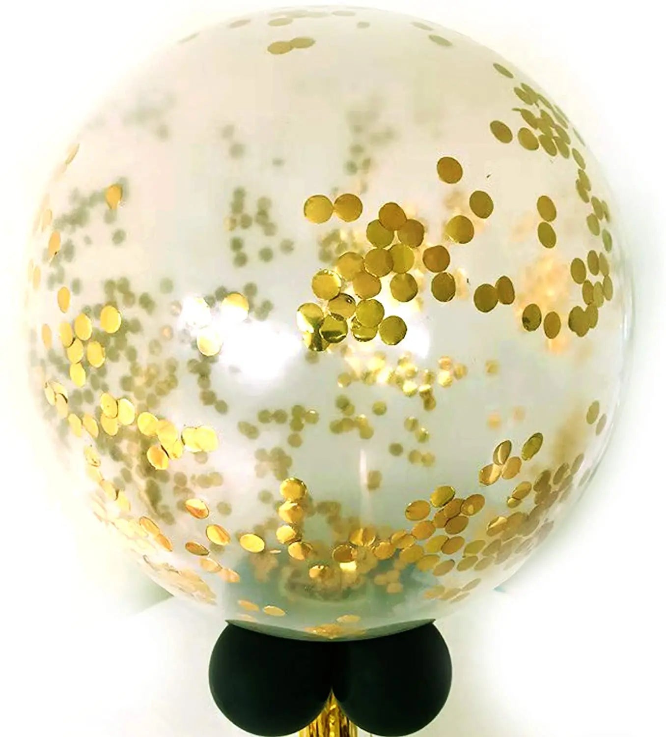 Glam Gold Confetti Balloons - Party Essential