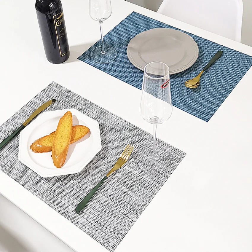 Waterproof PVC Placemats - Set of 6