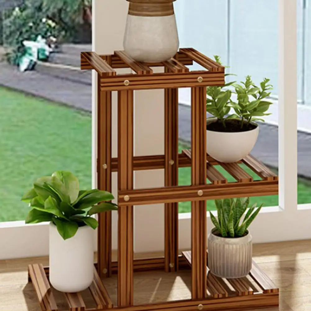 3 Tier Wooden Plant Stand Rack