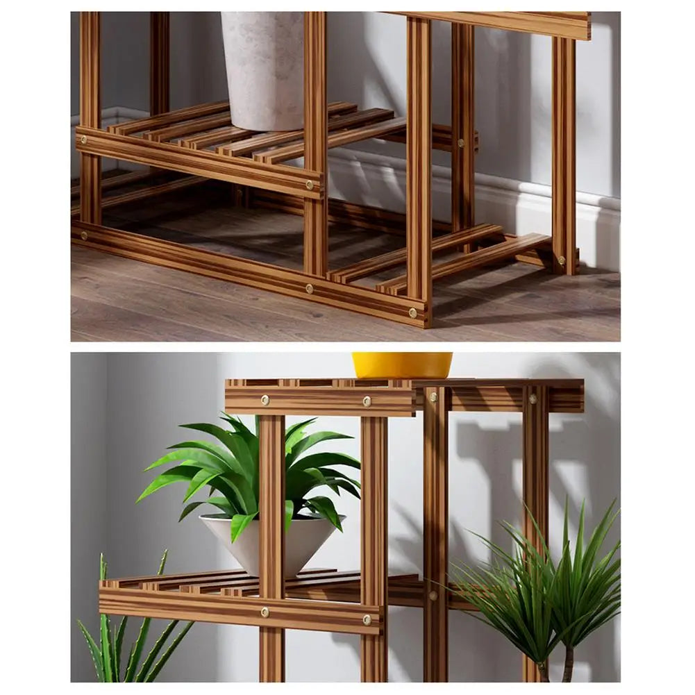 3 Tier Wooden Plant Stand Rack