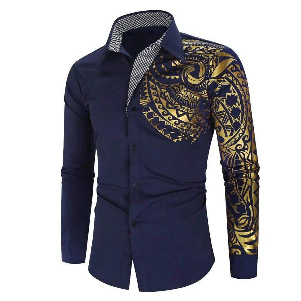 Men's Luxury Slim Fit Long Sleeve Shirt