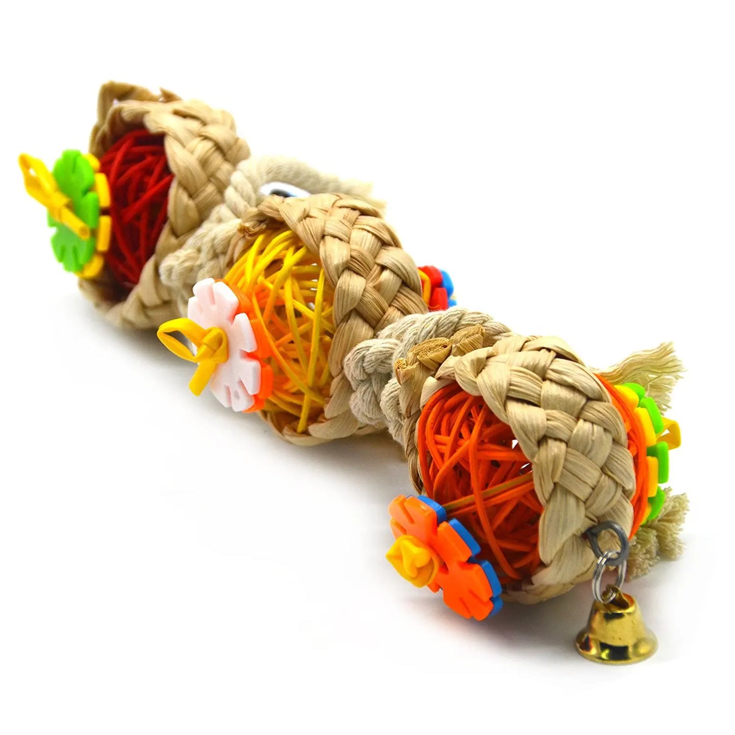 Parrot Shredder Foraging Toy with Bell