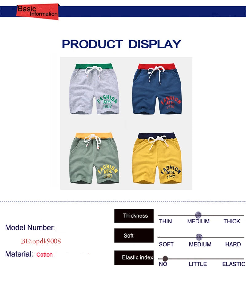 Boys Knit Shorts with Belt